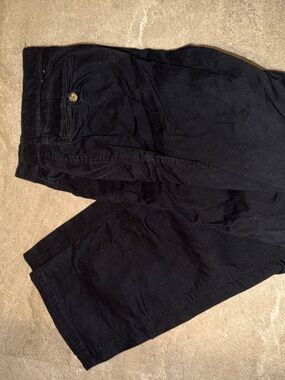 St. John's Bay Men's Black Chinos - Straight Fit